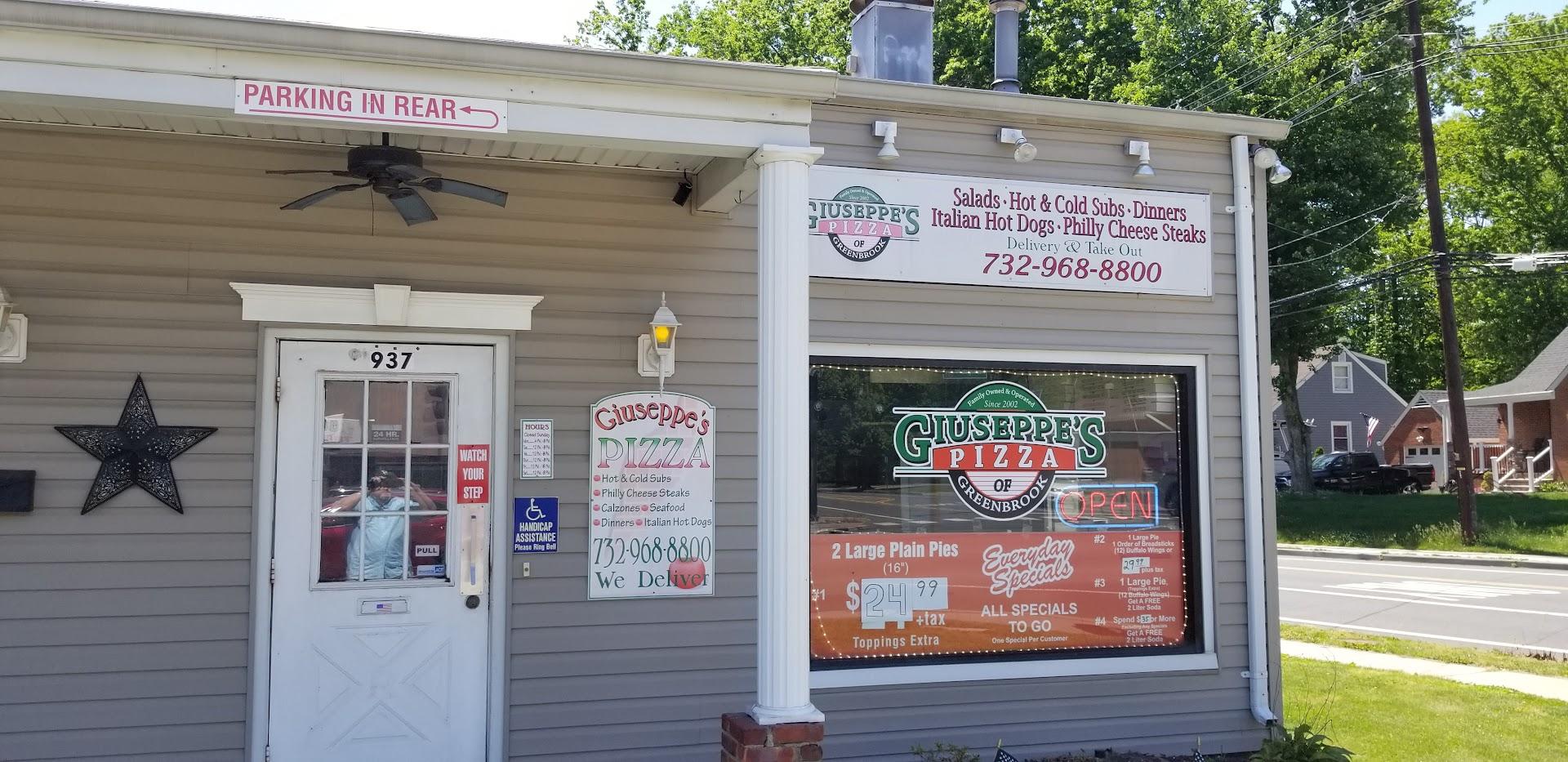 Giuseppe's Pizza-Green Brook Menu image 1